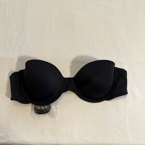 Sweet Nothings Women’s Strapless Black Bra Size 34B 8155 NEW with straps